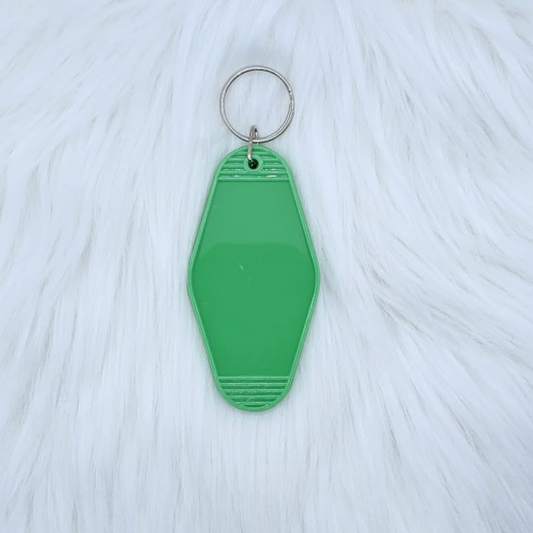 #10 - Kelly green Motel Keyring