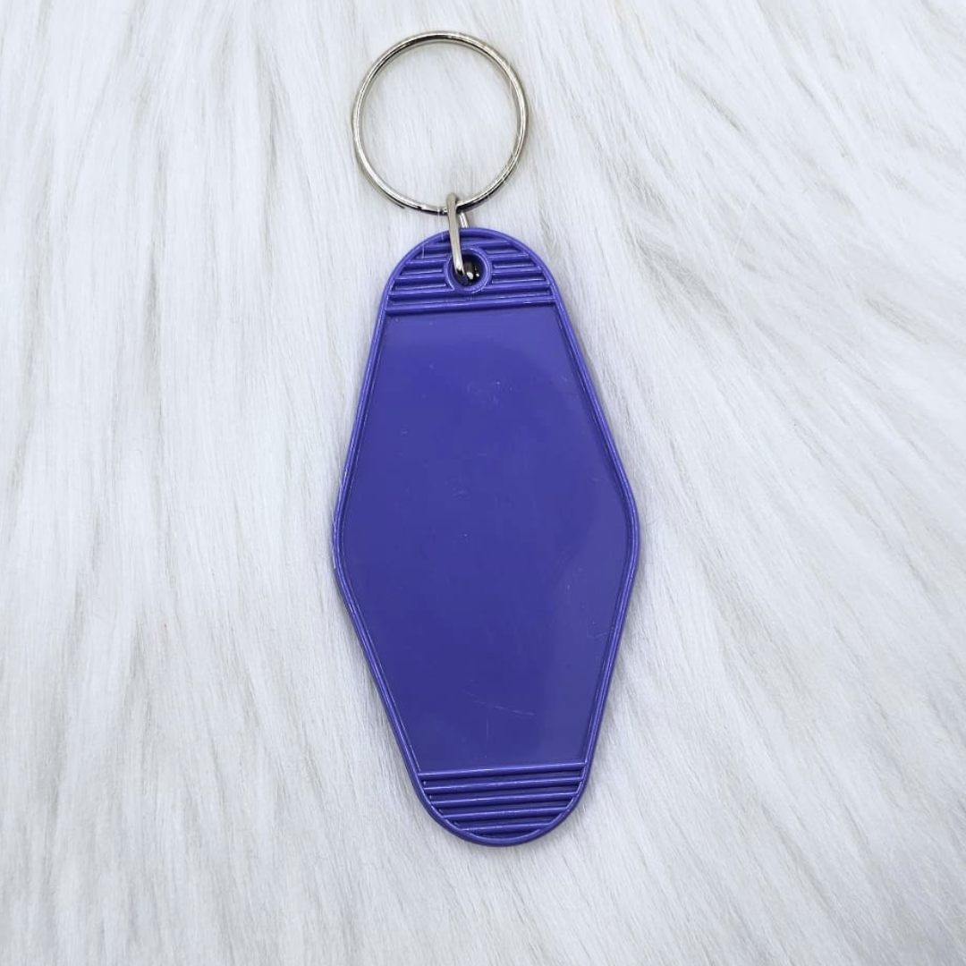 #15 - Dark Purple Motel Keyring