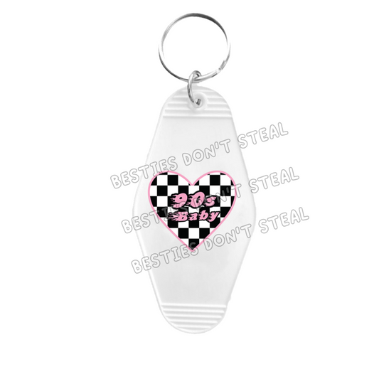 90’s Baby Motel Keyring UVDTF (#1A)