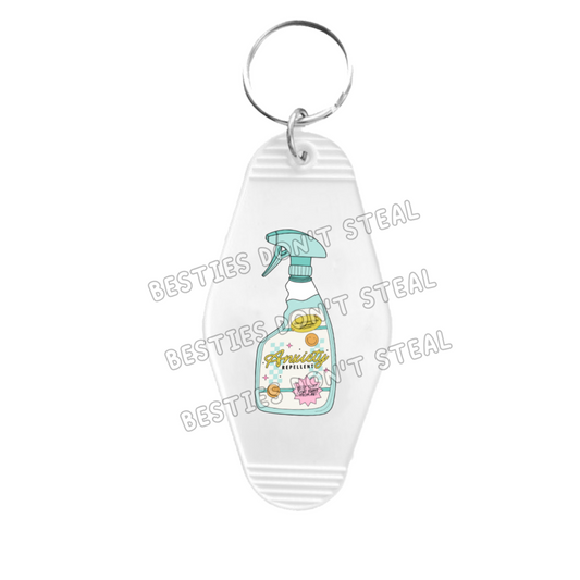 Anxiety repellent Motel Keyring UVDTF (#55B)