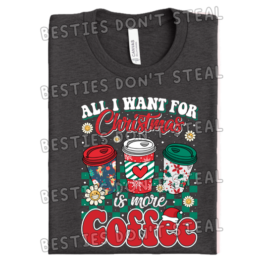 Christmas coffee cups DTF Transfer (POD)