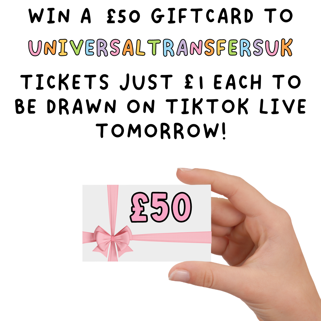 Win 3 x £50 Giftcard! - Winner drawn on Tiktok Live