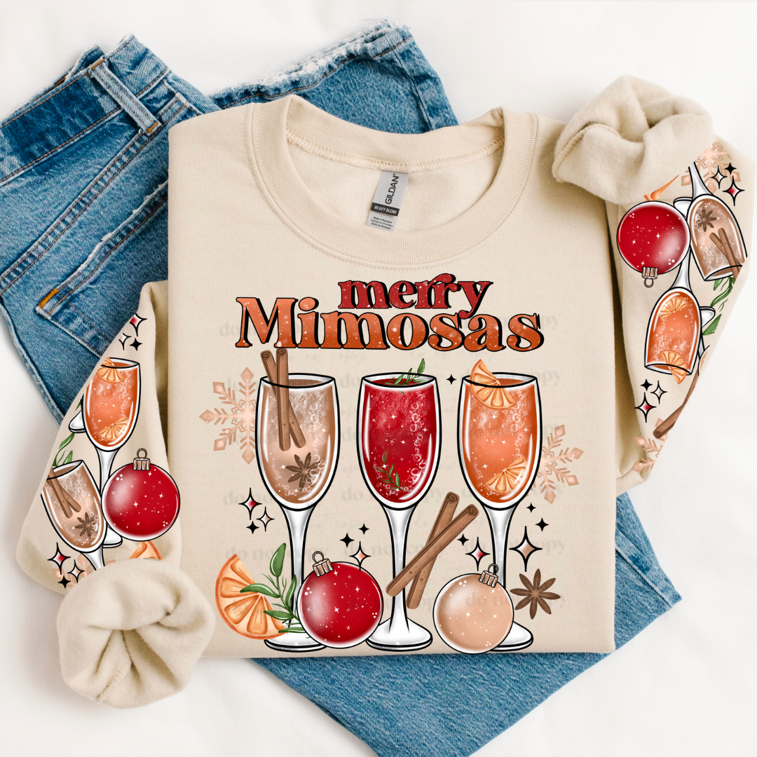 Merry mimosa with sleeves | DTF TRANSFER