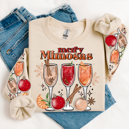 Merry mimosa with sleeves | DTF TRANSFER