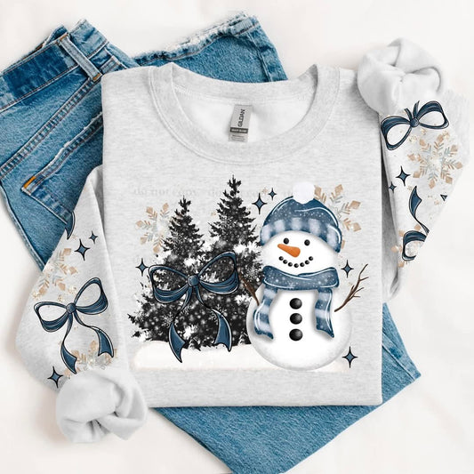 Snowman conchita Christmas with sleeves | DTF TRANSFER |