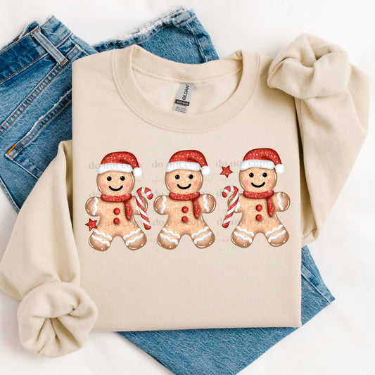 Trio Gingerbreadmen | DTF TRANSFER