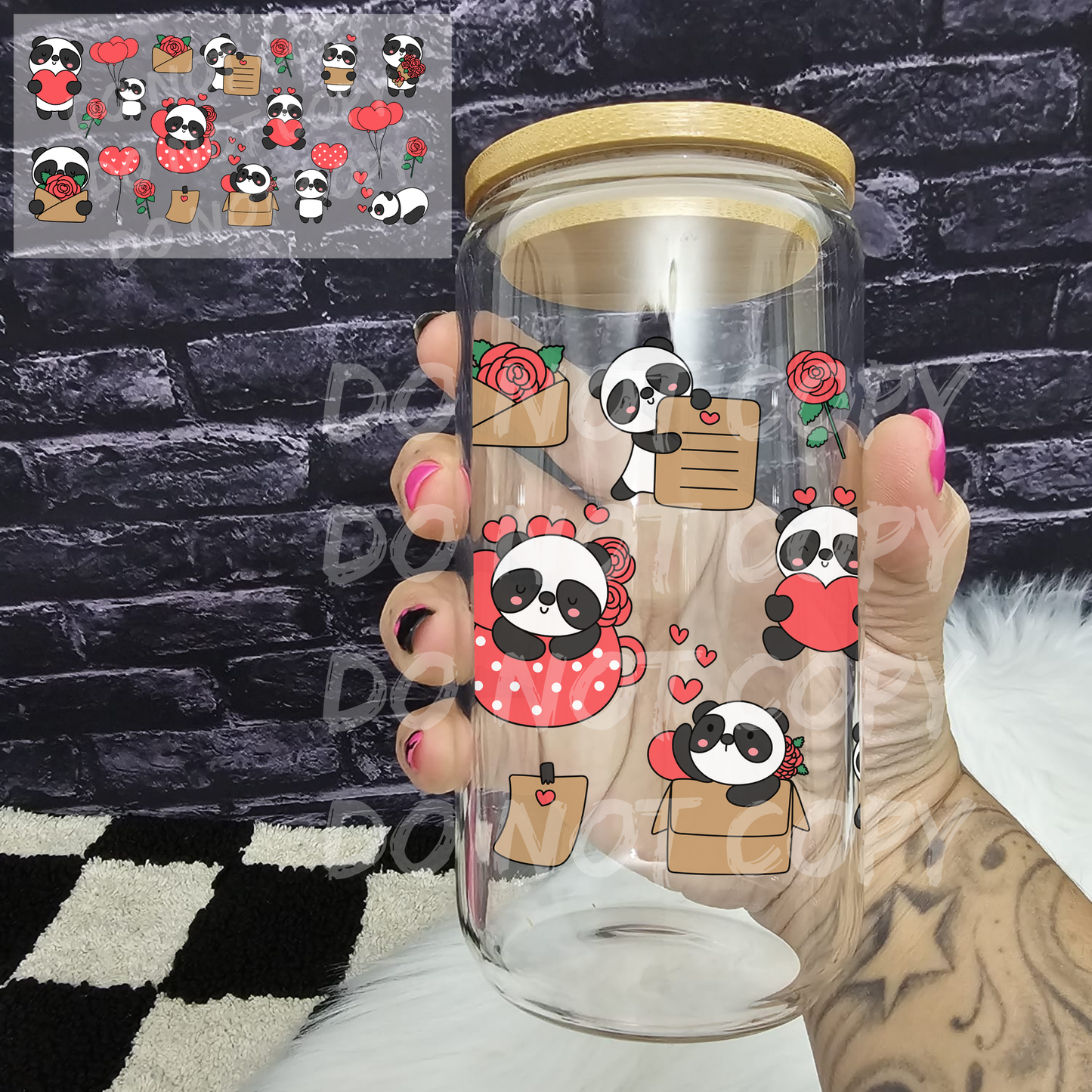 Valentine panda  (W52)