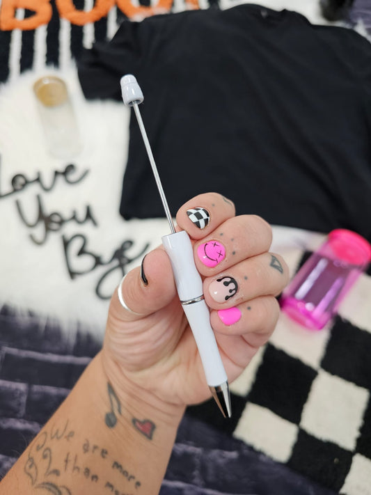 White Brights Collection | Beadable Pen