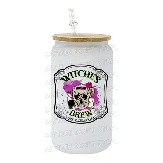 Witches Brew 3" / 7.62cm wide uvdtf single sticker (POD)