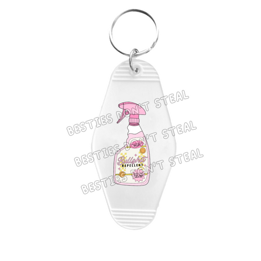 bullshit repellent Motel Keyring UVDTF (#57A)