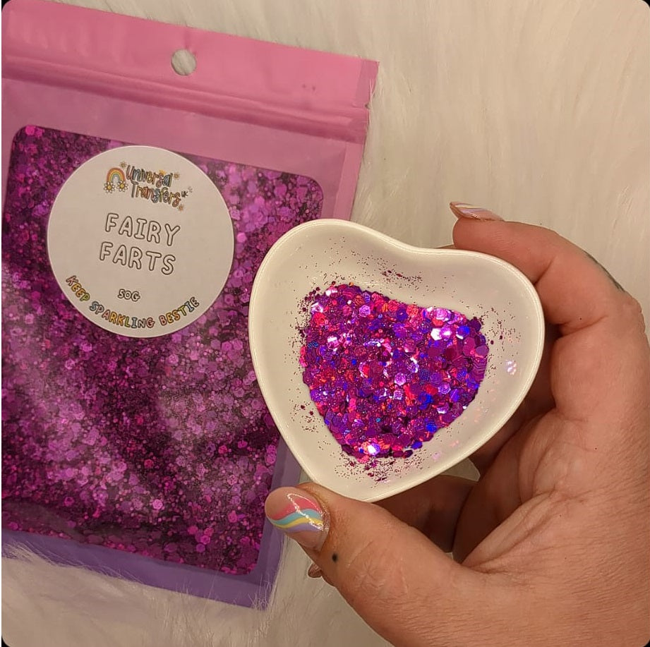 Fairy Farts 50g glitter pouch